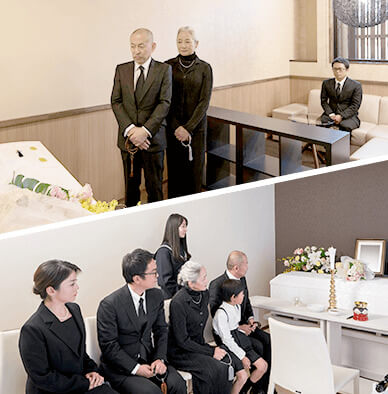 葬儀を行うイメージ