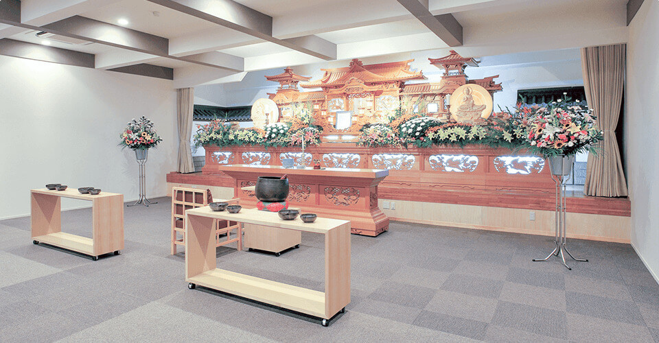 下関 山の田斎場 2Fホール